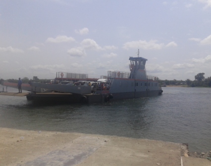 Pontoon on Volta Lake stops operation