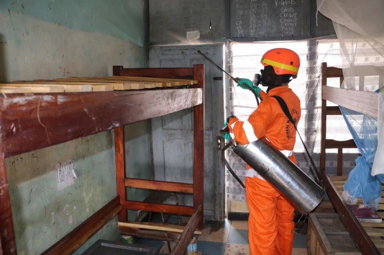 Over 300,000 rooms to be sprayed against malaria