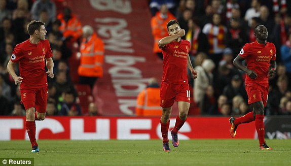 Liverpool hold on for 2-1 win over West Brom [Photos]