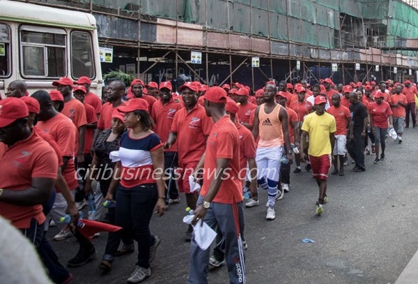 zenith bank health walk