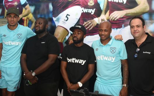 Betway brings Andre Ayew, Ashley Fletcher closer to fans in Ghana