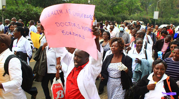 Kenya doctors demand 300% pay rise
