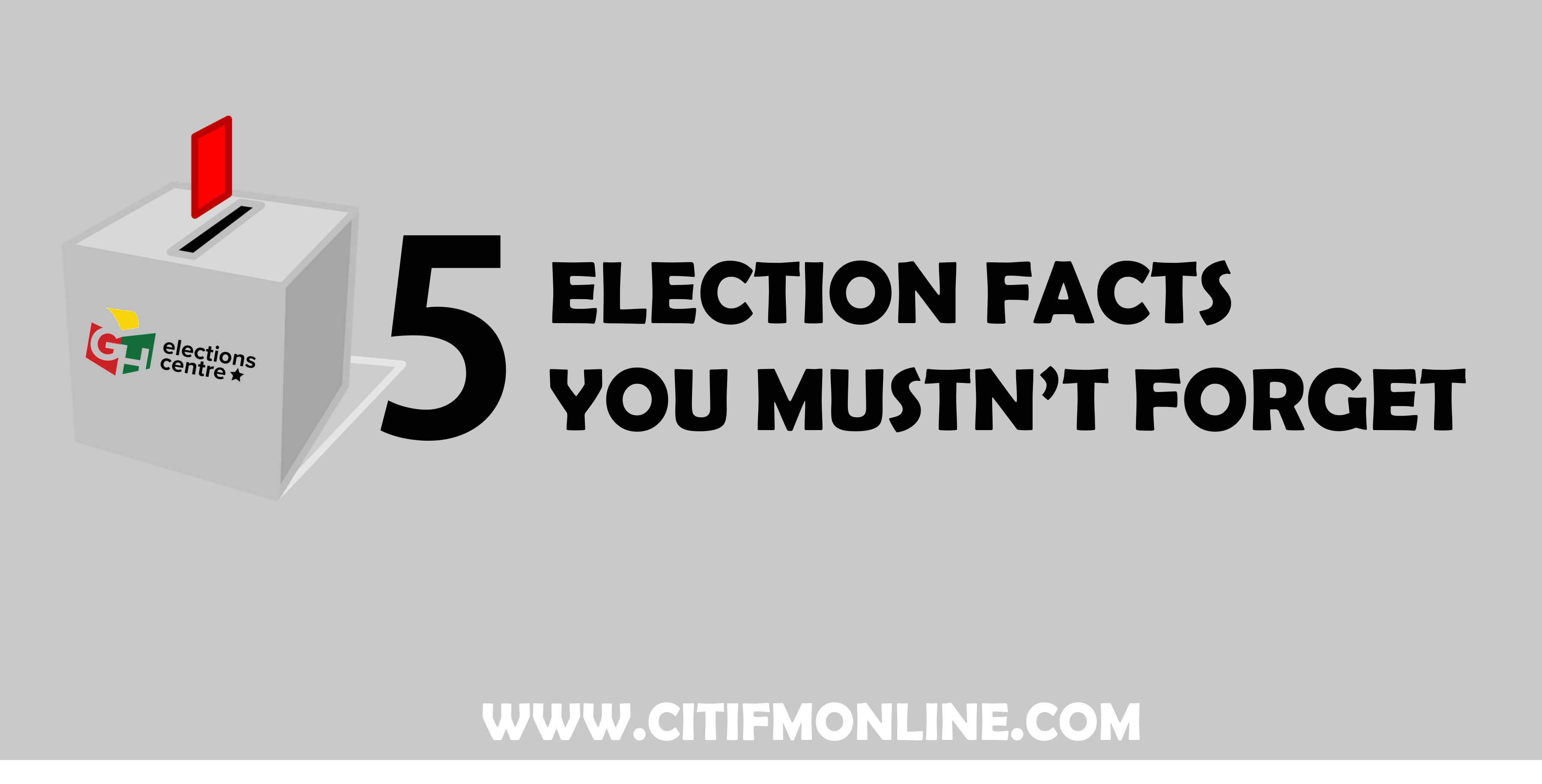 5 election facts to remember [Infographic]