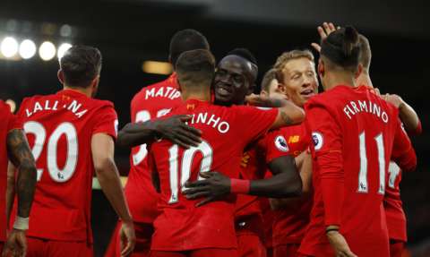Liverpool 6-1 Watford: Reds go top after emphatic win [Photos]