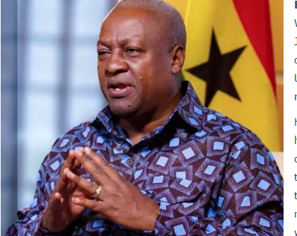I will construct your roads in my next gov’t – Mahama