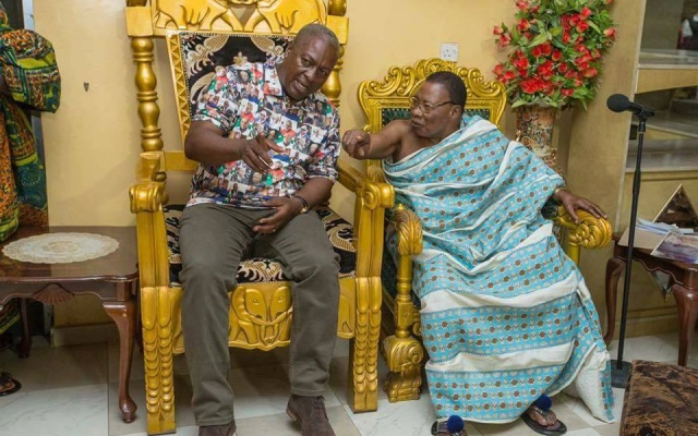 Offinsohene defies Otumfuo, endorses Mahama