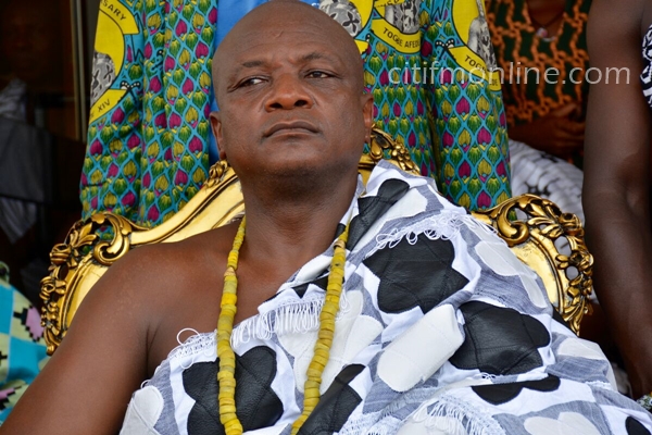 Togbe Afede donates to cured lepers of Ho