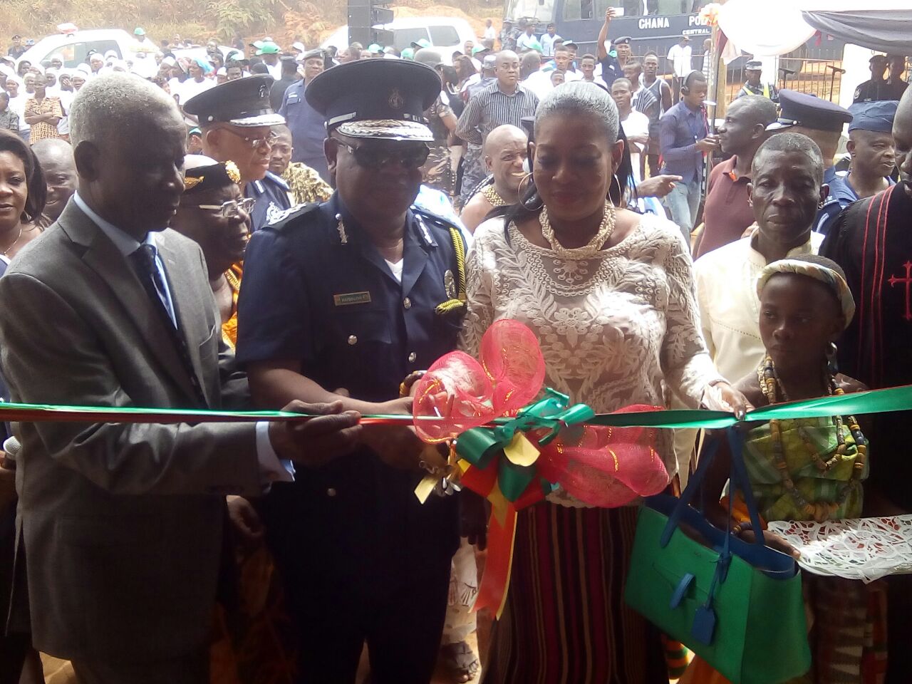 Nunoo Mensah builds police station for Kwanyarko