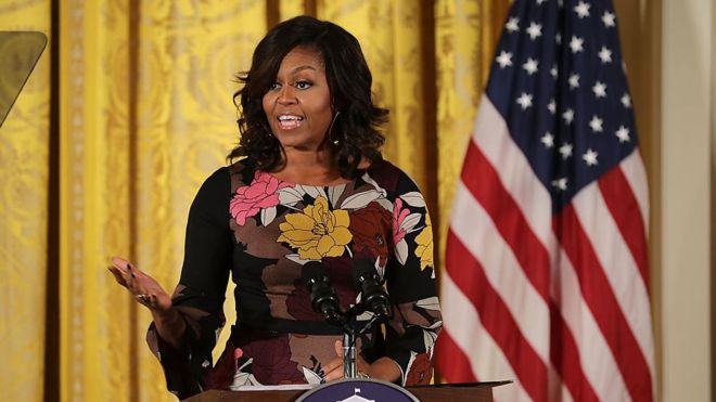Michelle Obama ‘ape in heels’ Facebook post: Woman ‘to return to work’