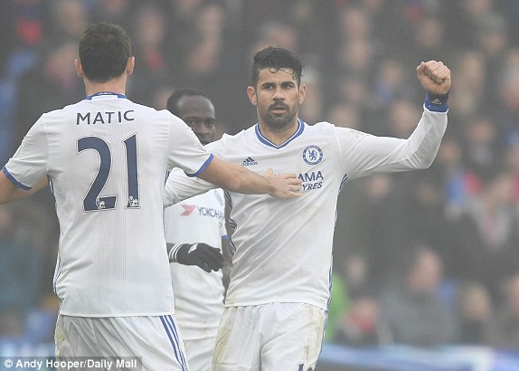 Chelsea go 9 points clear after win at Crystal Palace [Photos]