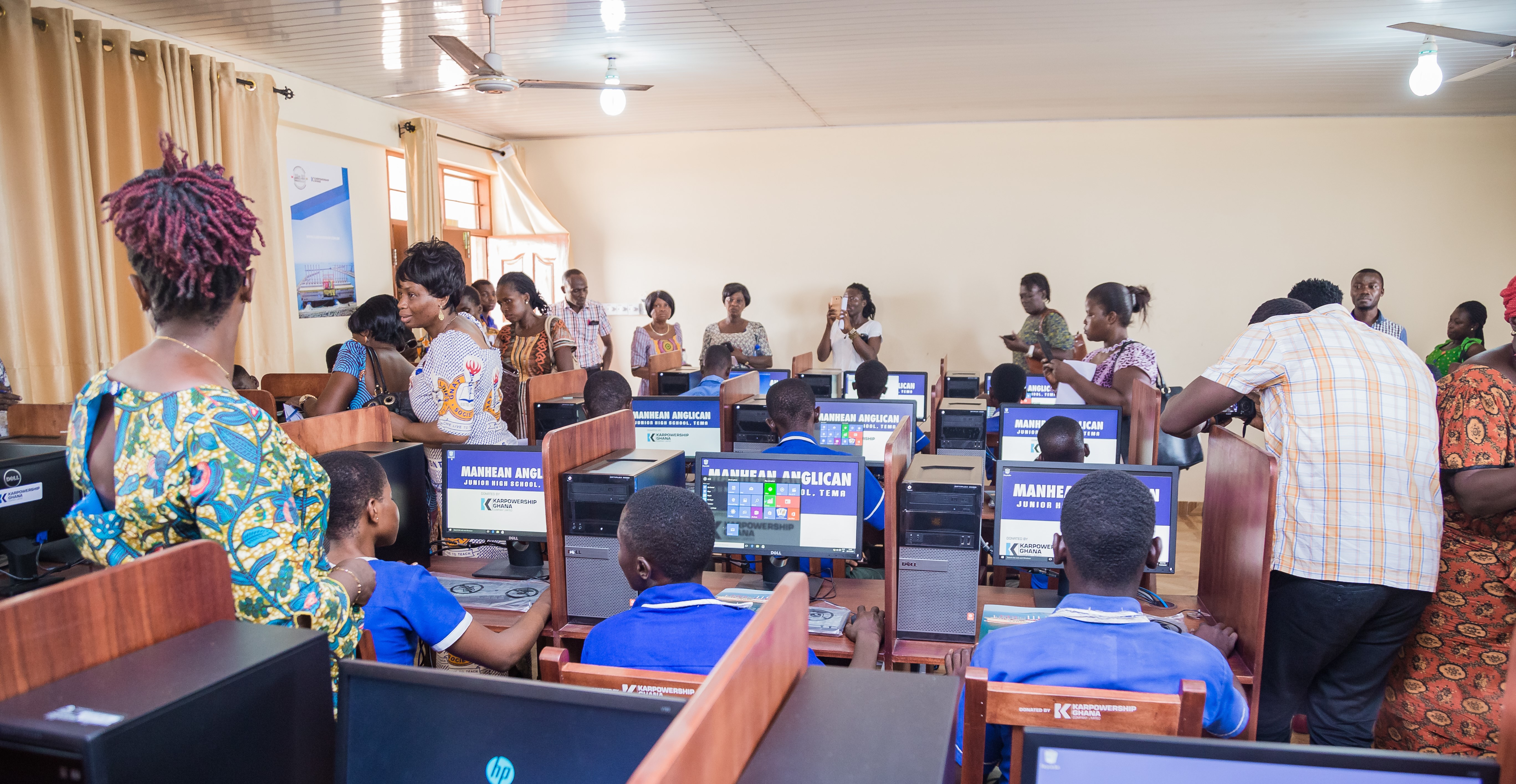 Karpowership furnishes ICT lab for Manhean Anglican JHS