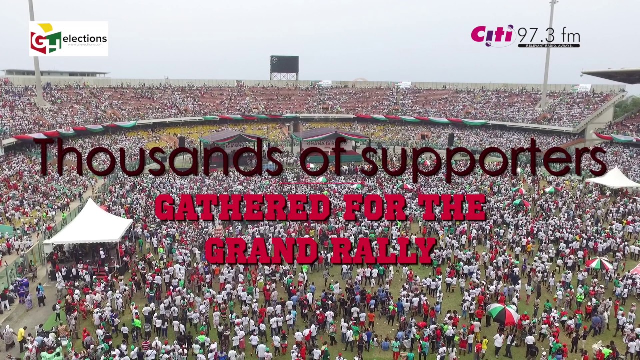 #GhElection: Drone Shots of NDC Rally