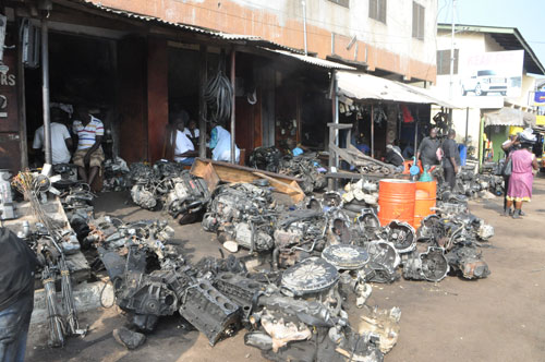 Taxes on imported spare parts; kayayei abolished