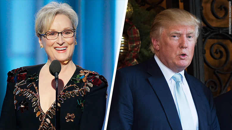 Trump calls Meryl Streep ‘overrated’ after Golden Globes speech