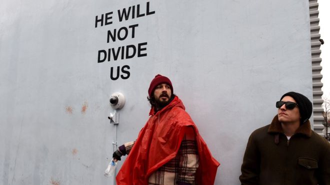 Actor, Shia LaBeouf charged with assault during anti-Trump protest