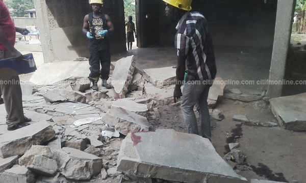 Police begins investigations into Breman Jamra KG school collapse