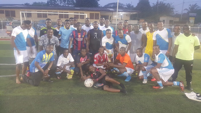 CWG Ghana engages clients in a football game