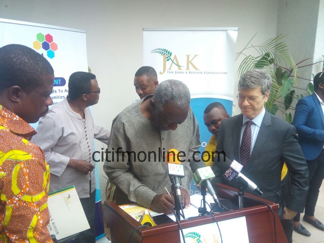 Kufuor Foundation partners Millennium Promise Alliance to fight hunger