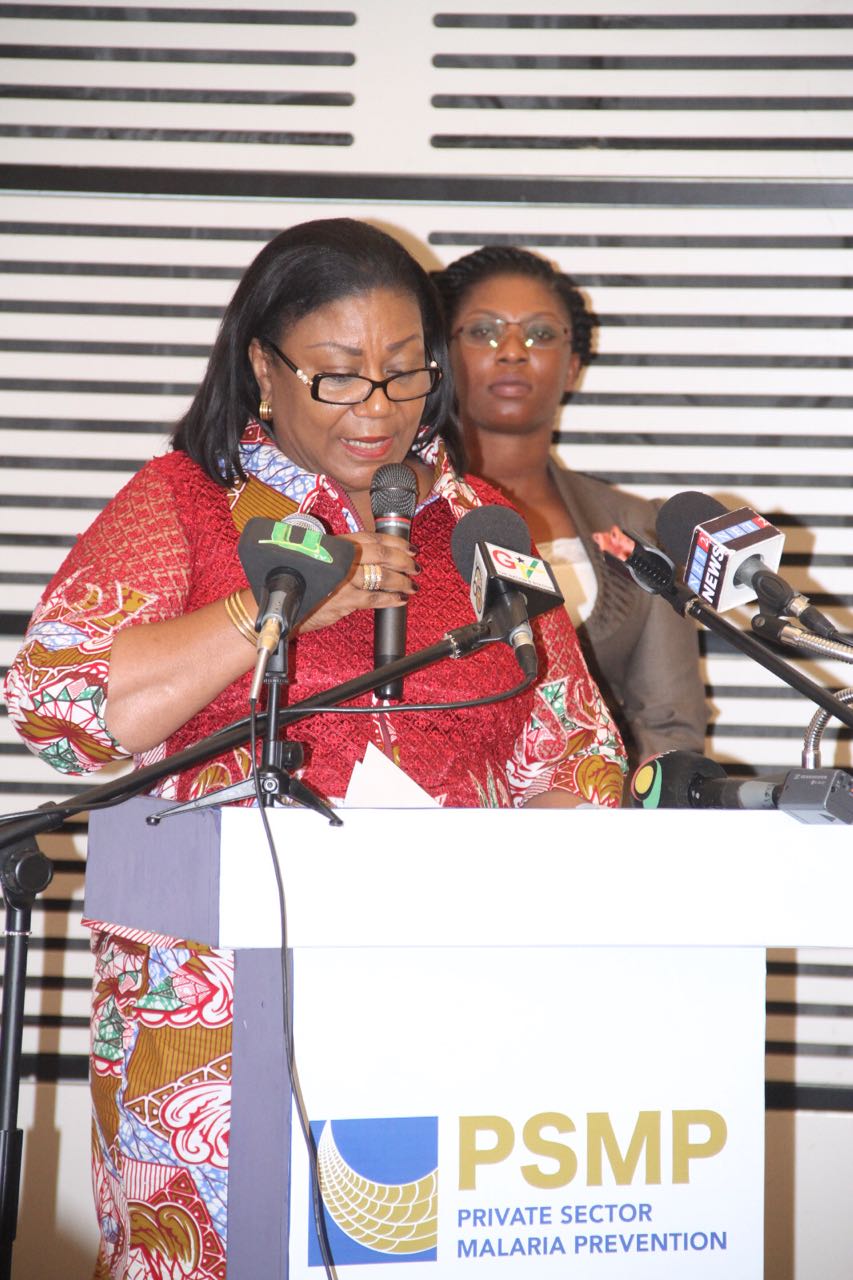 First Lady urges private sector participation in Malaria eradication