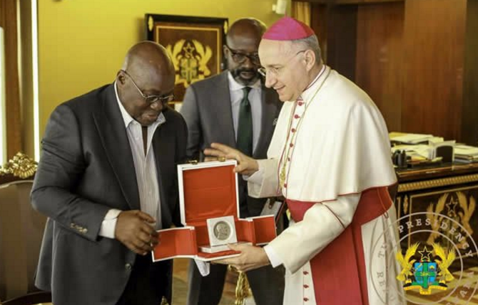 Pope Francis congratulates Nana Addo