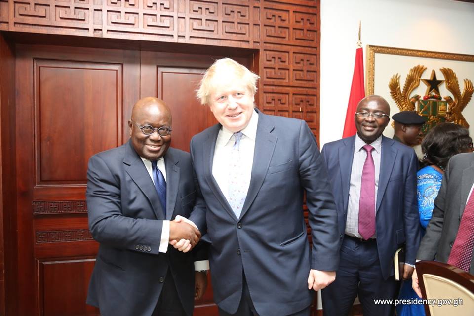 Boris Johnson pledges more UK investments in Ghana