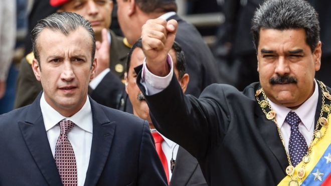 US sanctions Venezuela vice-president over trafficking claims