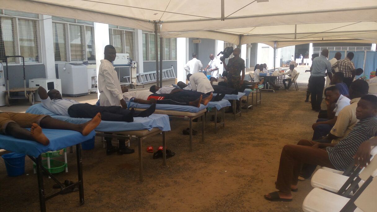 37 Military hospital marks anniversary with blood donation exercise
