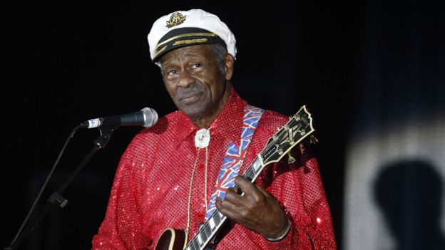 Rock and roll legend Chuck Berry dies aged 90