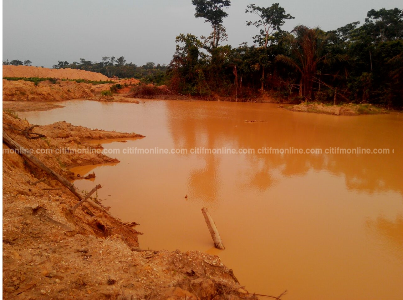 Galamsey cuts water production to only 60%