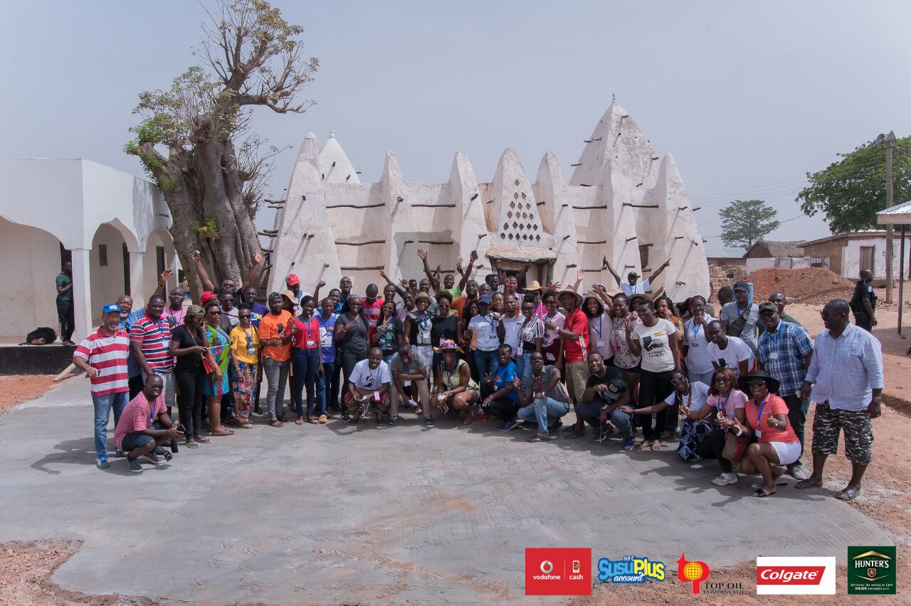 #HeritageCaravan team visit Mole park, Larabanga Mosque [Photos]