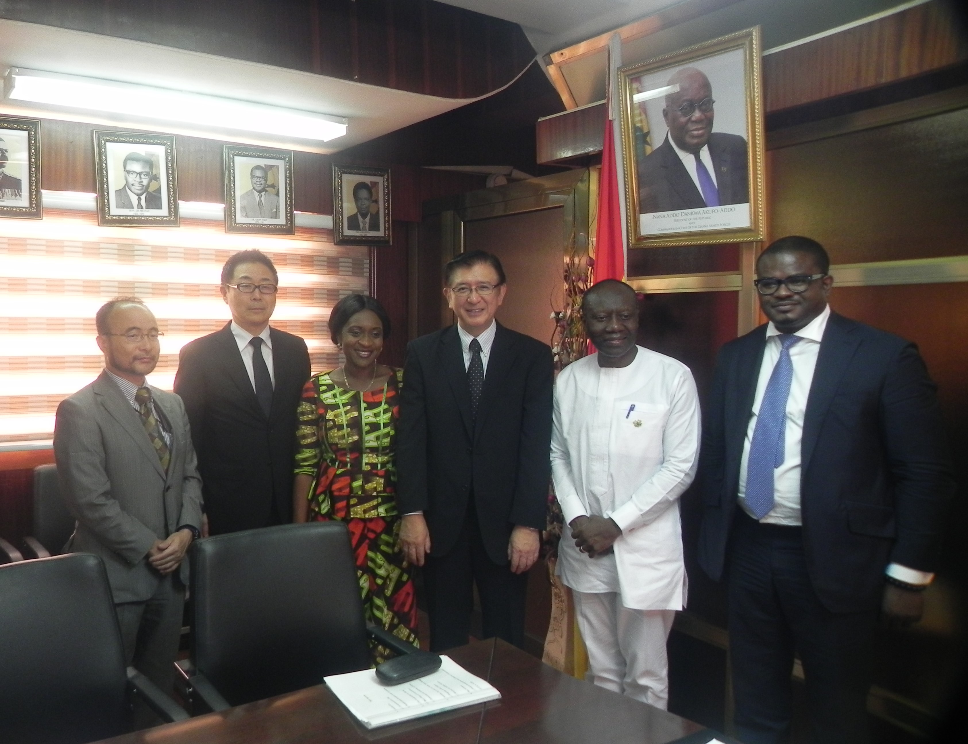 Japanese delegation calls on Finance minister