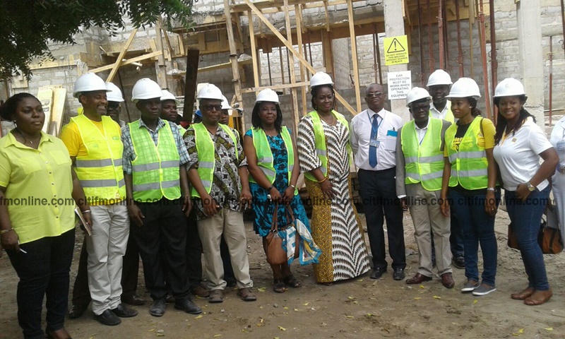 MTN inspects 40-bed maternity block project for Tema General Hospital