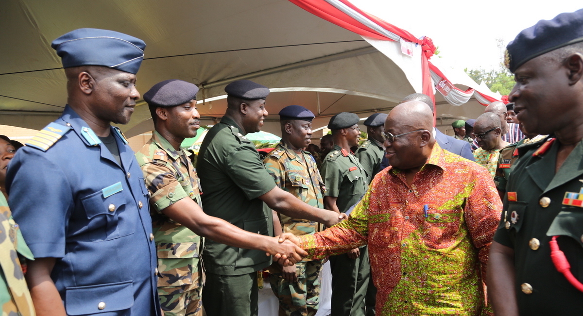 Nana Addo announces increase in peacekeeper allowances