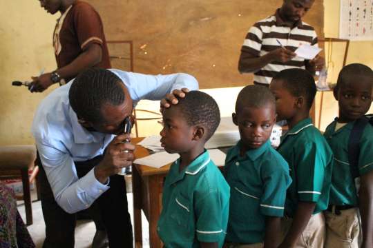 School children in Wa municipality receive free eye screening