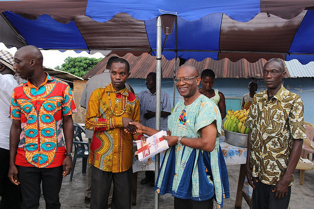 Rotary Club Accra Spintex donates to two communities