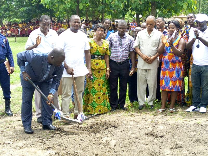 NGO breaks ground for construction of E-Library in Adaklu