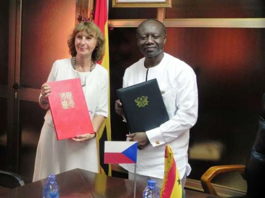 Ghana, Czech sign Double Taxation Agreement