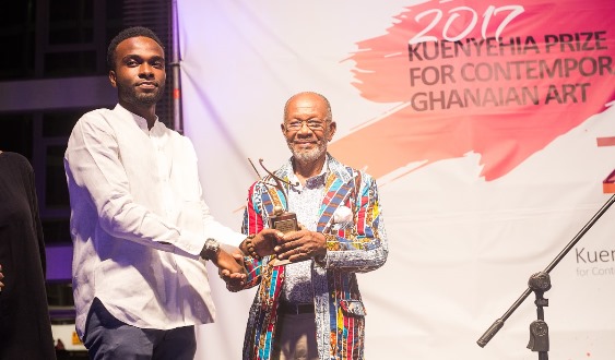 Isaac Opoku named winner of 2017 Kuenyehia Art award