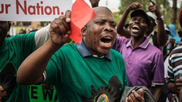 Anti-Zuma protests take place across South Africa