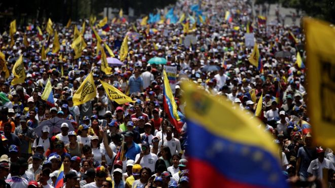 Three killed at anti-government protests in Venezuela