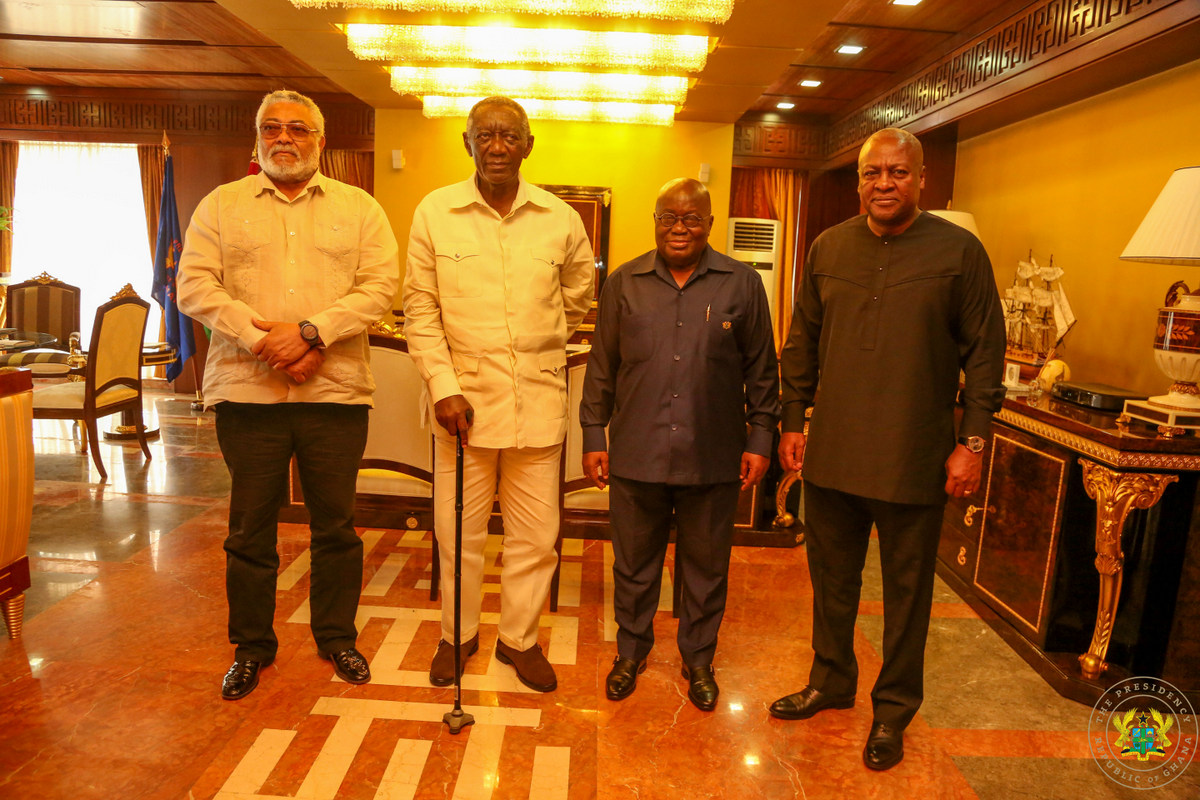 Akufo-Addo meets Rawlings, Kufuor, Mahama [Photos]