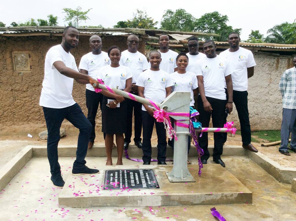 Axis Pension Trust provides borehole to Okosso community