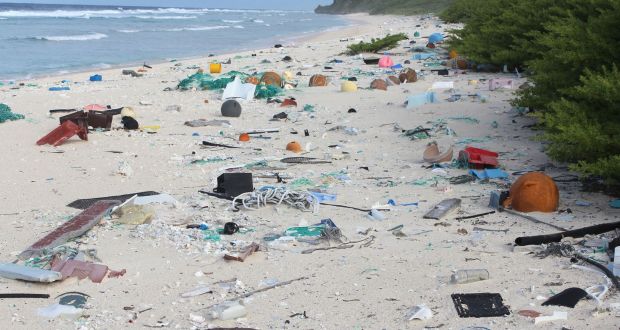 Almost 38 million pieces of plastic found on uninhabited island