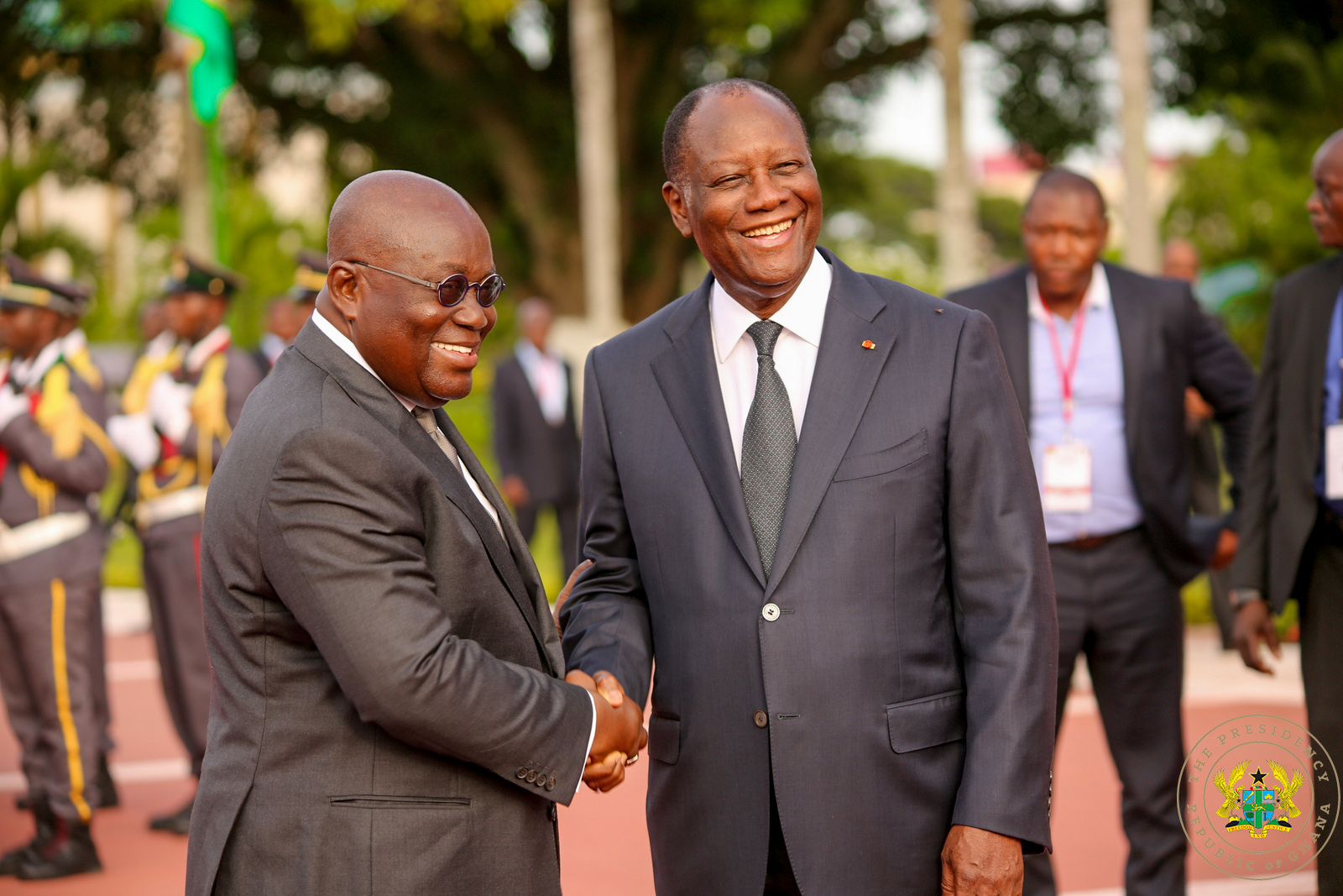 Ivorian President, Alassane Ouattara arrives in Ghana today