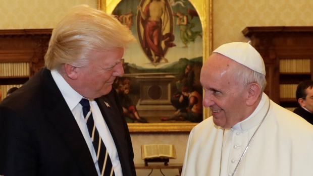 Trump holds first face-to-face talks with Pope Francis
