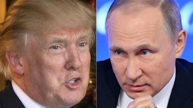 Trump and Putin: Syria ceasefire heads leaders’ agenda