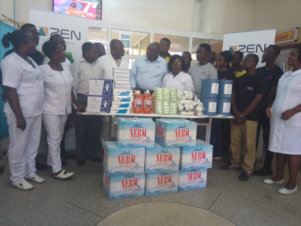 Takoradi Explosion: Zen Petroleum donates to hospitals and Fire Service