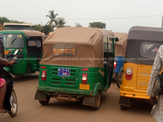 Tricycles banned from operating in Bolga after 7pm