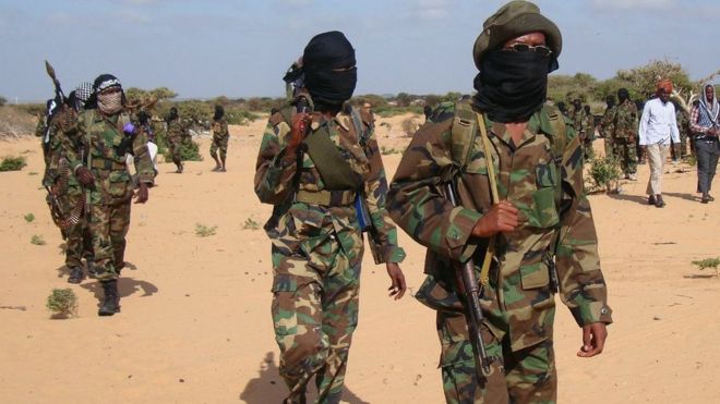 Al-Shabab fighters storm military base in Somalia