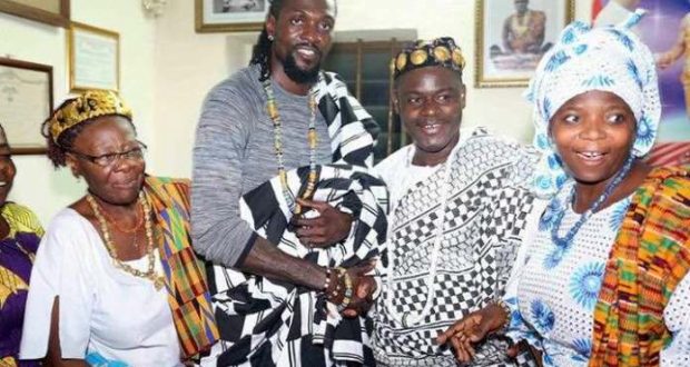 Former Arsenal star Emmanuel Adebayor installed chief in native Togo